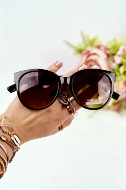 Hot Okulary Przeciwsłoneczne PR-V74 Brązowe Gradient Okulary