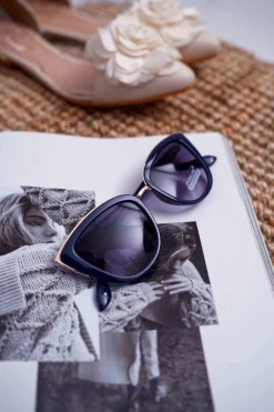 New Okulary Przeciwsłoneczne PR-V36 Granatowe Okulary