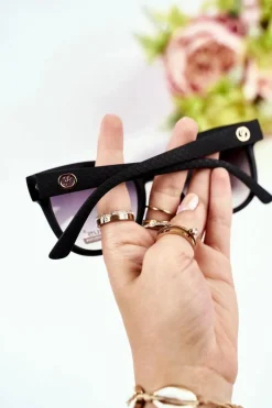 Okulary Przeciwsłoneczne PR-V85 Czarne Czarny Gradient Mat Okulary