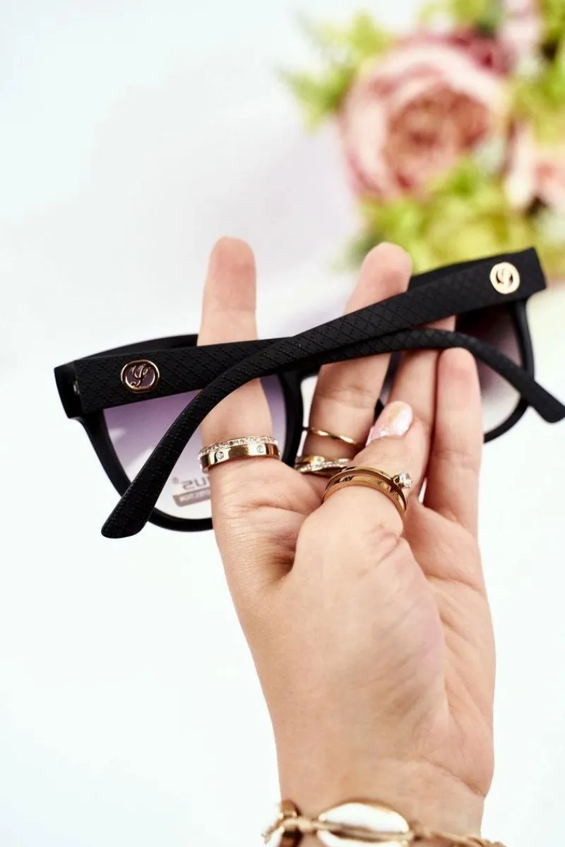 Okulary Przeciwsłoneczne PR-V85 Czarne Czarny Gradient Mat Okulary