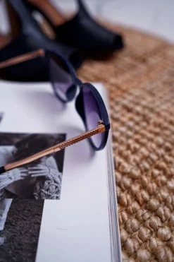 Hot Okulary Przeciwsłoneczne PR-V33 Granatowe Okulary