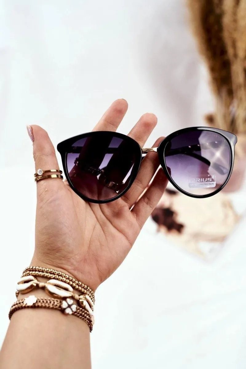 Okulary>PRIUS Okulary Przeciwsłoneczne PR-V68 Czarny Gradient