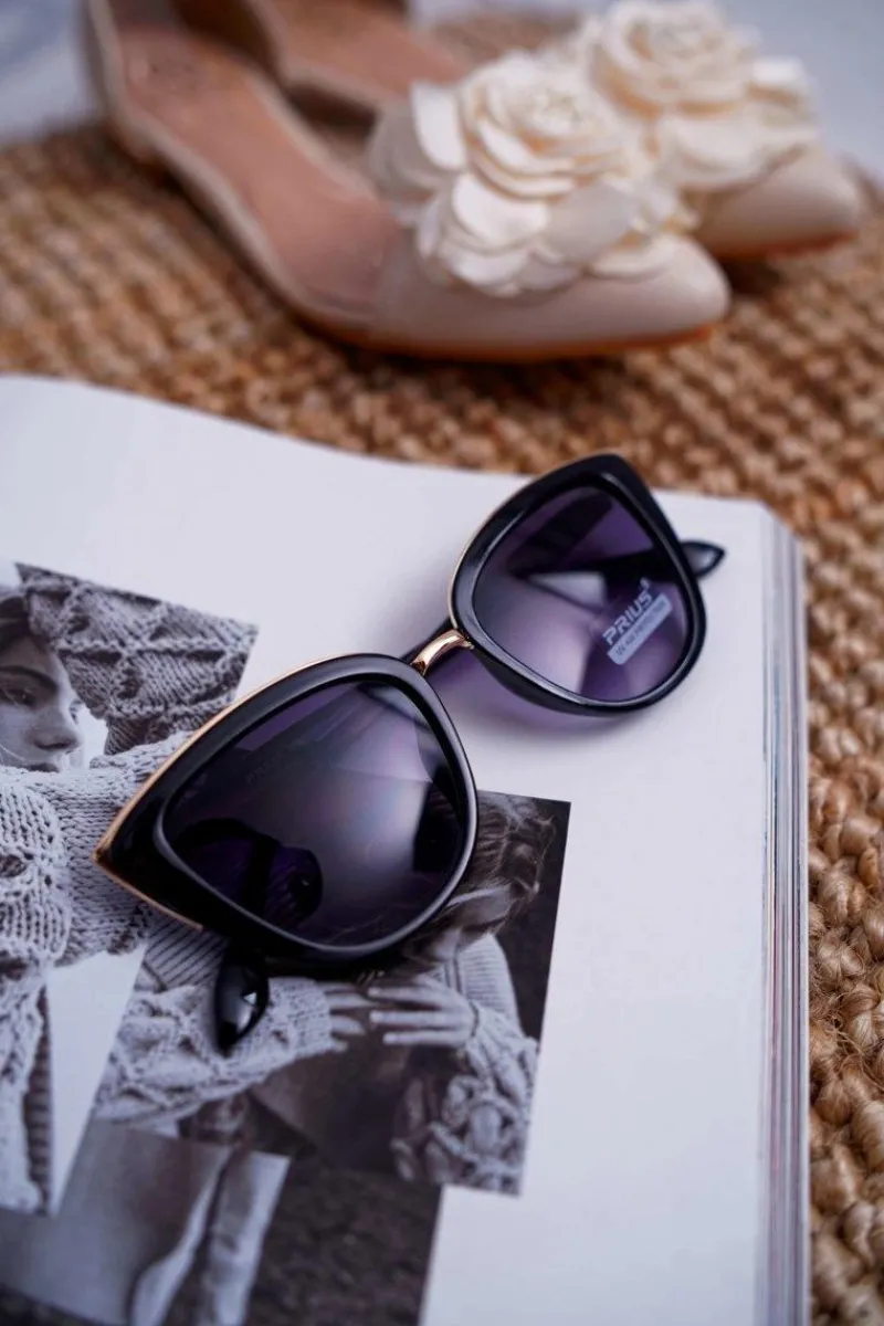 Clearance PRIUS Okulary Przeciwsłoneczne PR-V36 Czarne