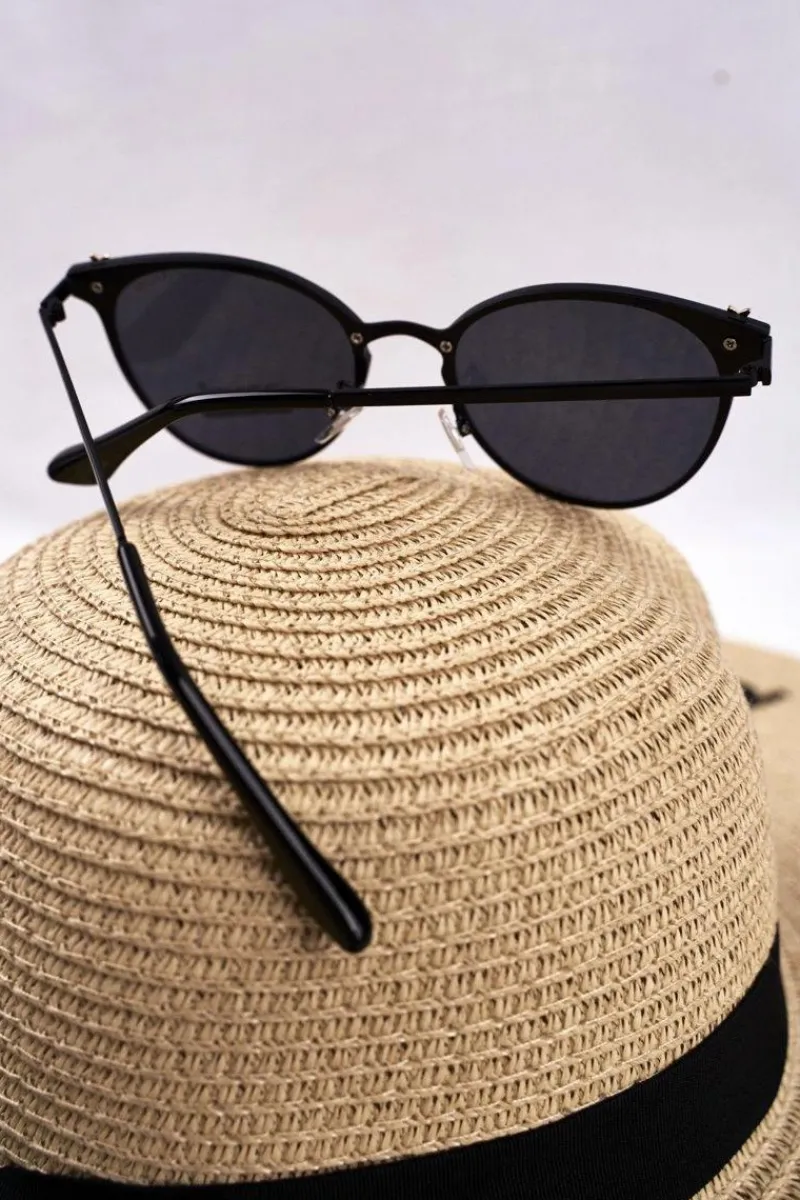 Okulary>PRIUS Okulary Przeciwsłoneczne PRE-17 Czarne Szkła Lustrzane Owad