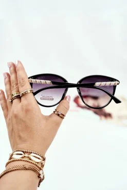 Okulary>PRIUS Okulary Przeciwsłoneczne PR-V68 Czarne Zielony Gradient