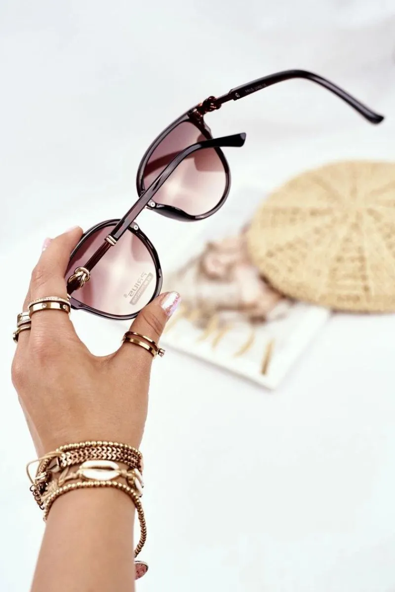 Clearance PRIUS Okulary Przeciwsłoneczne PR-V33/2 Brązowe Gradient