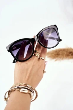 Okulary>PRIUS Okulary Przeciwsłoneczne PR-V85 Czarne Niebieski Gradient