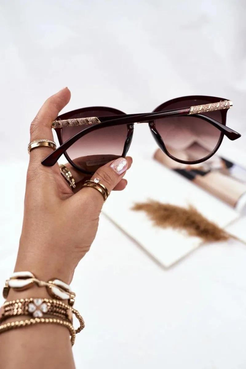 Okulary>PRIUS Okulary Przeciwsłoneczne PR-V68 Brązowe Gradient