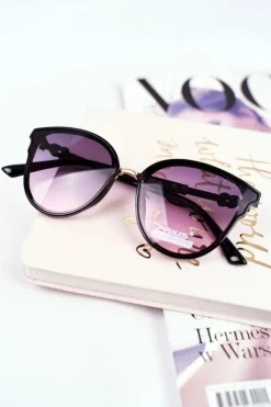 Okulary>PRIUS Okulary Przeciwsłoneczne PR-V33/2 Czarne Różowy Gradient