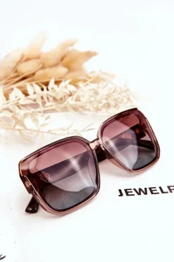 Sale PRIUS Okulary Przeciwsłoneczne Polaryzacyjne V222 Brązowe