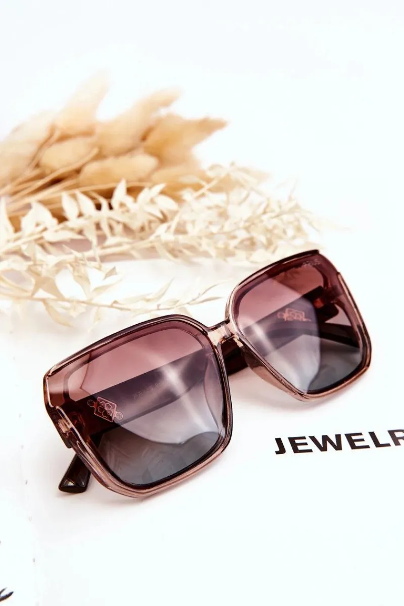 Sale PRIUS Okulary Przeciwsłoneczne Polaryzacyjne V222 Brązowe