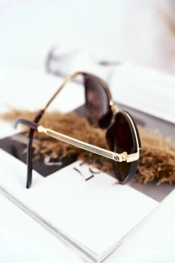 New Okulary Przeciwsłoneczne PR-V70 Brązowe Gradient Okulary