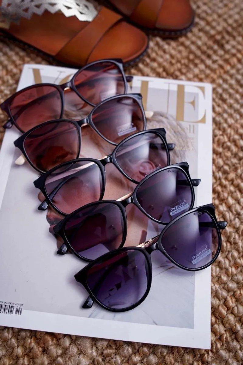 Hot Okulary Przeciwsłoneczne PR-V33 Brązowe Okulary