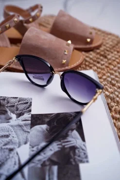 New Okulary Przeciwsłoneczne PR-V06 Czarne Okulary