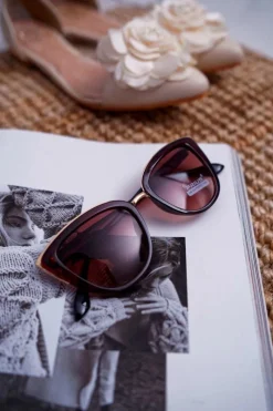 Best Okulary Przeciwsłoneczne PR-V36 Brązowe Okulary