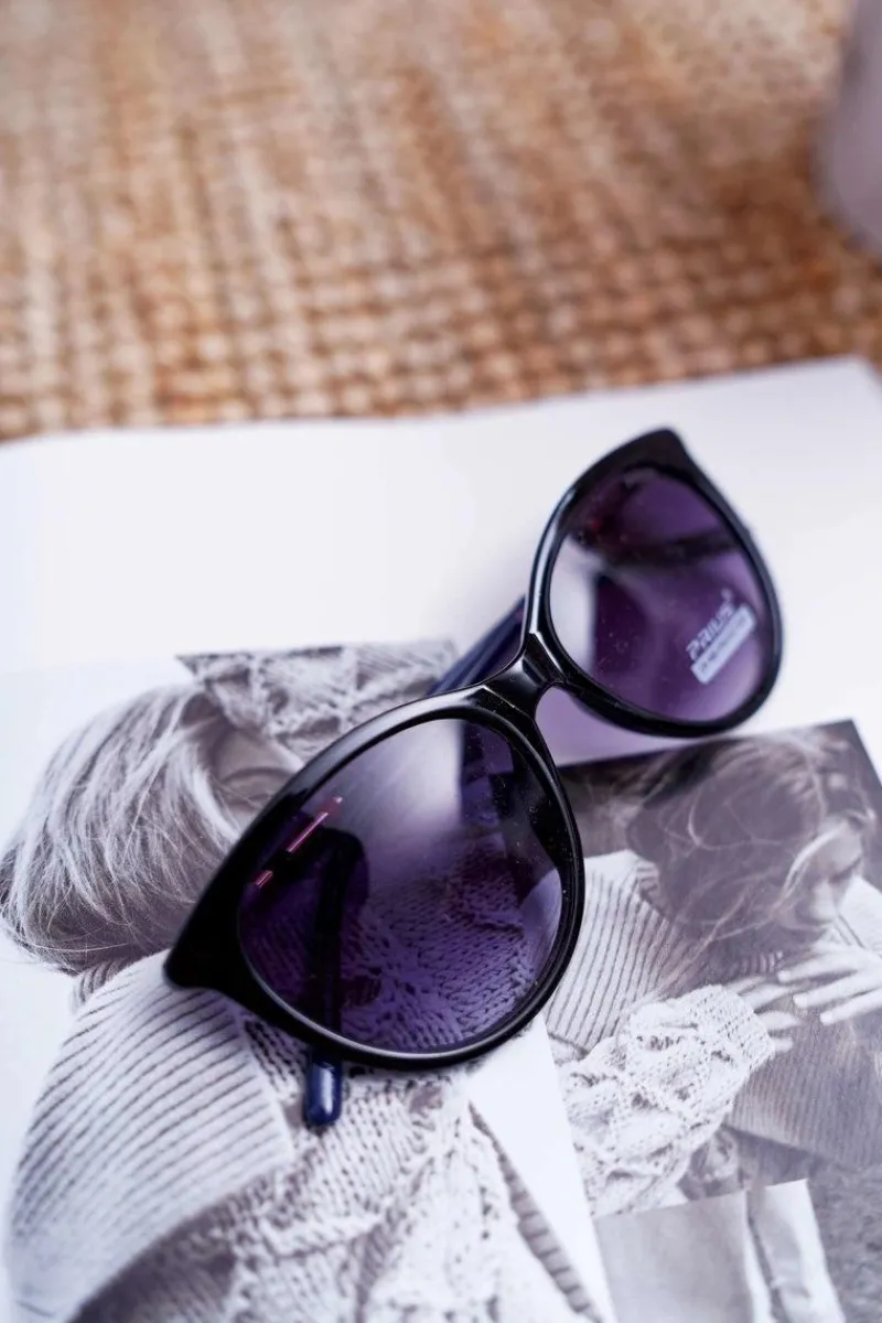 Outlet PRIUS Okulary Przeciwsłoneczne PR-V13 Czarno Granatowe