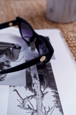 New PRIUS Okulary Przeciwsłoneczne PR-V24 Czarne Matowe