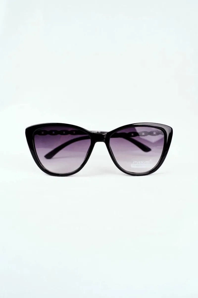 Okulary>PRIUS Okulary Przeciwsłoneczne PR-V32 Czarne Zielony Gradient