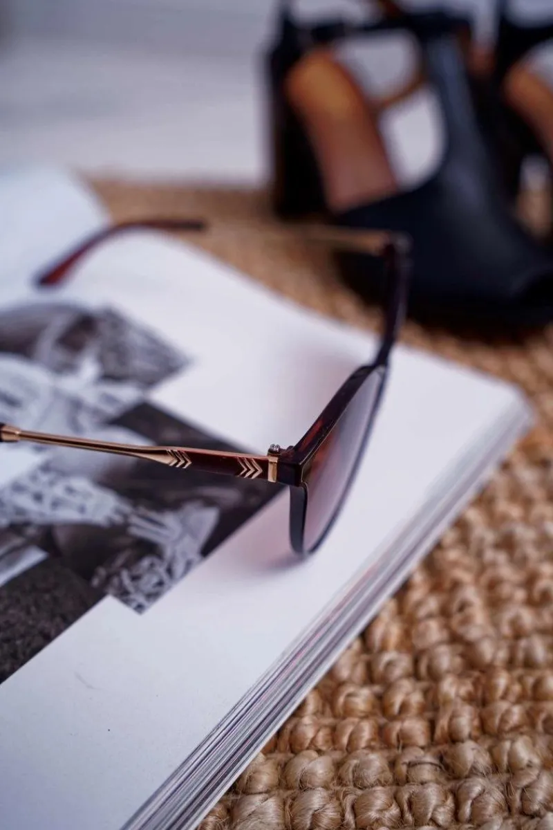 Best Okulary Przeciwsłoneczne PR-V41 Brązowe Okulary