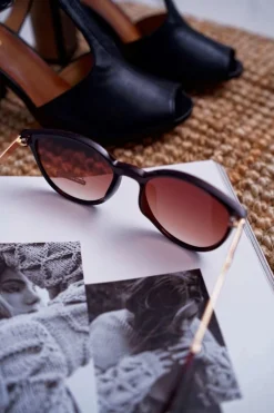 Best Okulary Przeciwsłoneczne PR-V41 Brązowe Okulary