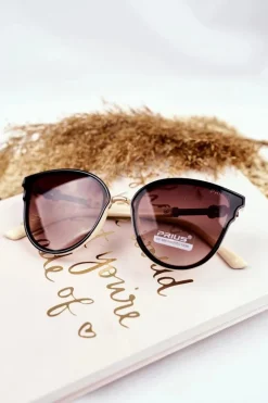 Okulary>PRIUS Okulary Przeciwsłoneczne PR-V33/2 Brążowe Beż Gradient