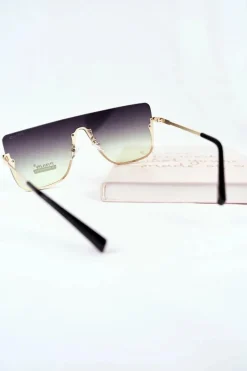 Discount PRIUS Okulary Przeciwsłoneczne PRE-37 Zielone Gradient Złoto