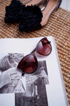 New Okulary Przeciwsłoneczne PR-V09 Brązowe Okulary