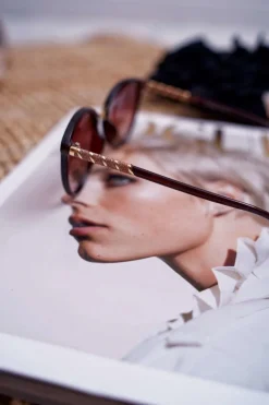 New Okulary Przeciwsłoneczne PR-V09 Brązowe Okulary