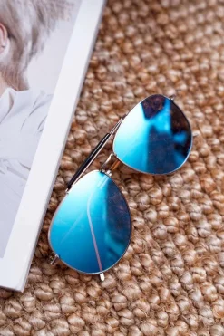 Hot PRIUS Okulary Przeciwsłoneczne KRE-200 Niebieskie