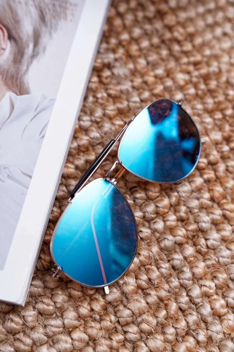 Hot PRIUS Okulary Przeciwsłoneczne KRE-200 Niebieskie