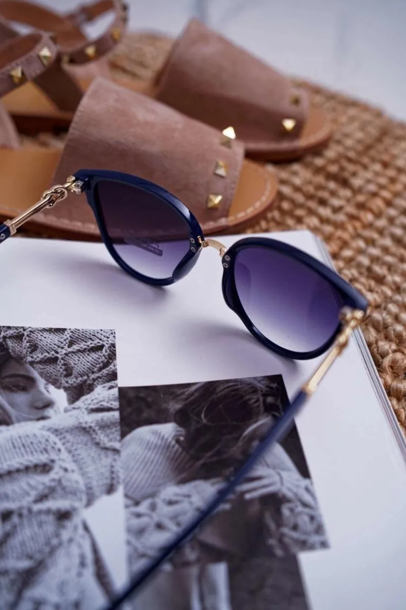 Outlet Okulary Przeciwsłoneczne PR-V06 Granatowe Okulary