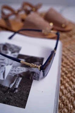 Outlet Okulary Przeciwsłoneczne PR-V06 Granatowe Okulary