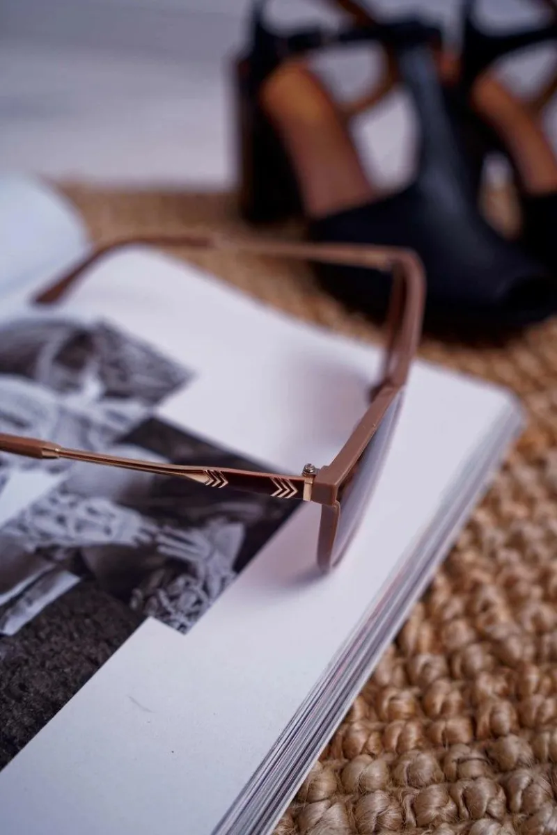 Okulary>PRIUS Okulary Przeciwsłoneczne PR-V41 Kawowe Matowe