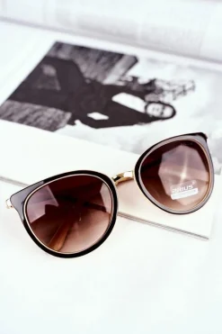 Okulary>PRIUS Okulary Przeciwsłoneczne PR-V70 Czarne Beż Gradient