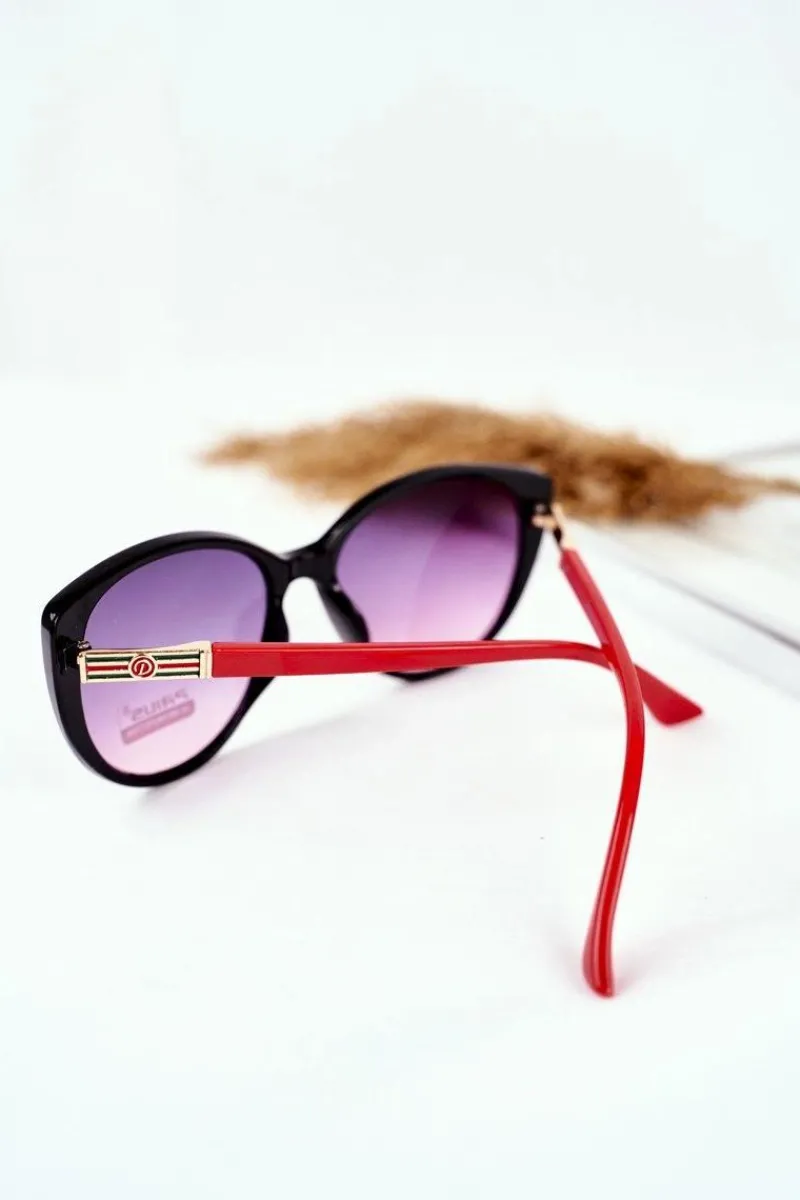 Outlet Okulary Przeciwsłoneczne PR-V69 Czarne Różowy Gradient Okulary