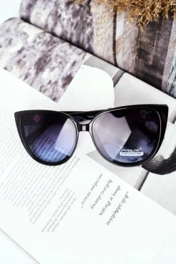 Discount PRIUS Okulary Przeciwsłoneczne PR-V15 Czarne Niebieski Gradient
