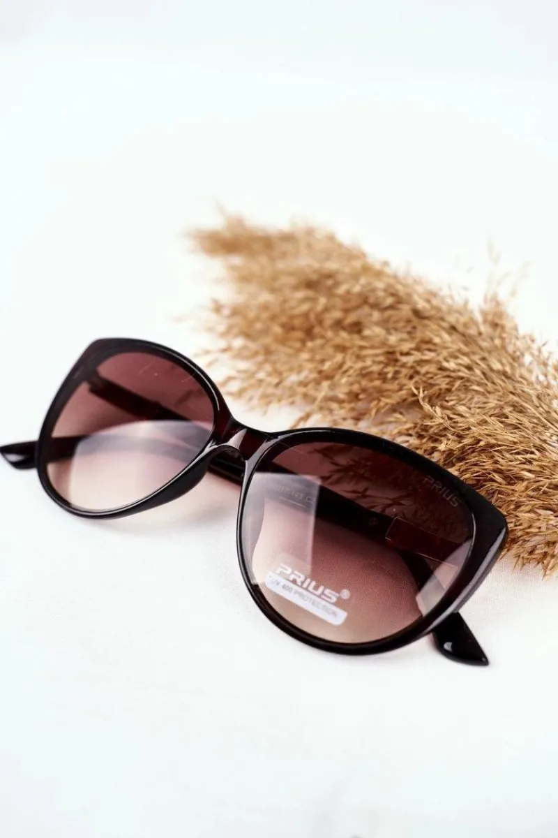 Okulary>PRIUS Okulary Przeciwsłoneczne PR-V69 Brązowe Brązowy Gradient
