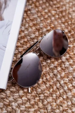 Outlet PRIUS Okulary Przeciwsłoneczne KRE-200 Czarno Szare