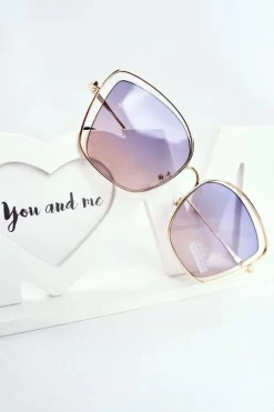 Okulary>PRIUS Okulary Przeciwsłoneczne PRE-31 Róż Granat Gradient