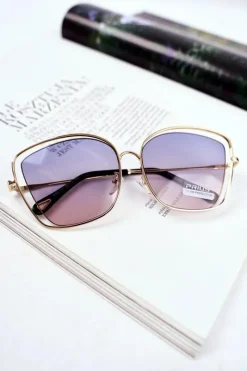 Okulary>PRIUS Okulary Przeciwsłoneczne PRE-31 Róż Granat Gradient