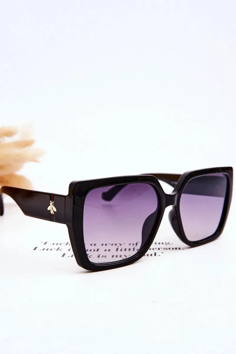 Best Boto Okulary Przeciwsłoneczne V130041X Czarne Gradient Fioletowy