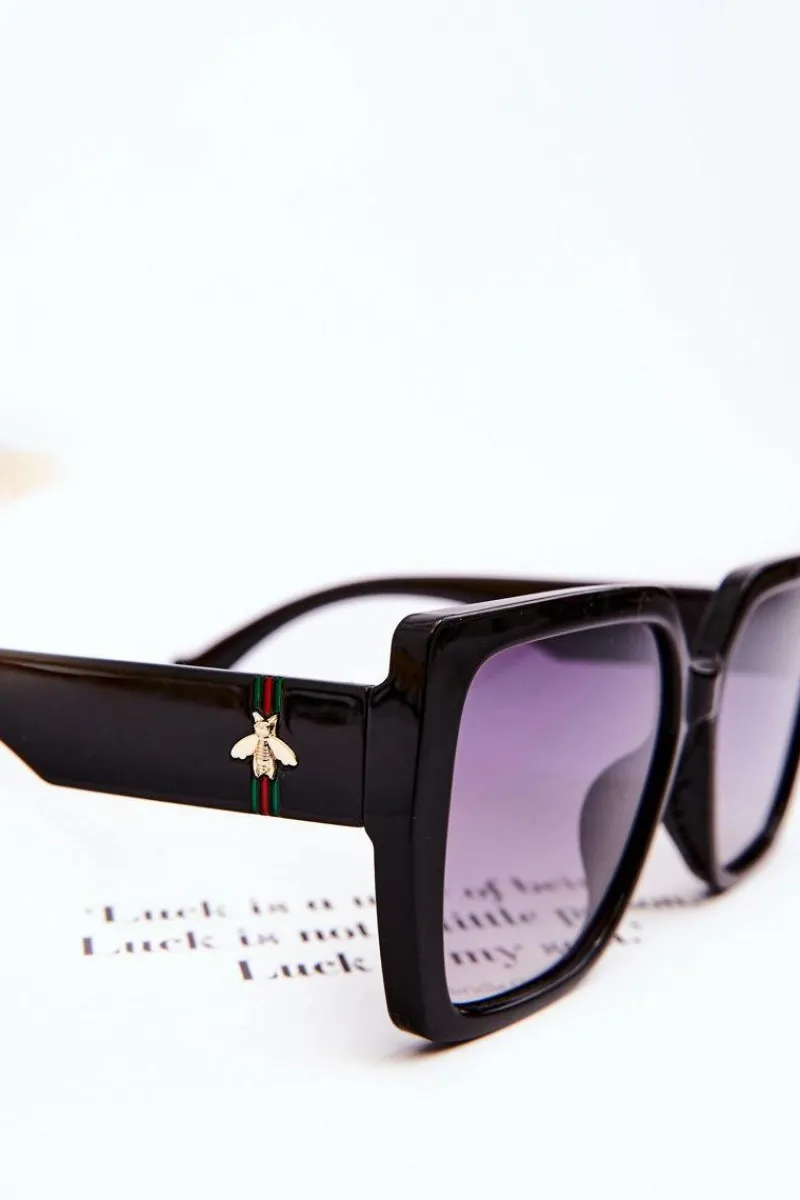 Best Boto Okulary Przeciwsłoneczne V130041X Czarne Gradient Fioletowy