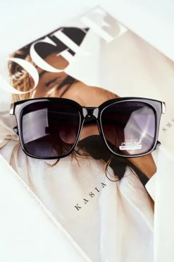 Okulary>PRIUS Okulary Przeciwsłoneczne Złote PR-V43 Czarny Gradient