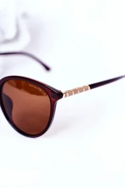 Discount Okulary Przeciwsłoneczne Z Polaryzacją Brązowe Okulary