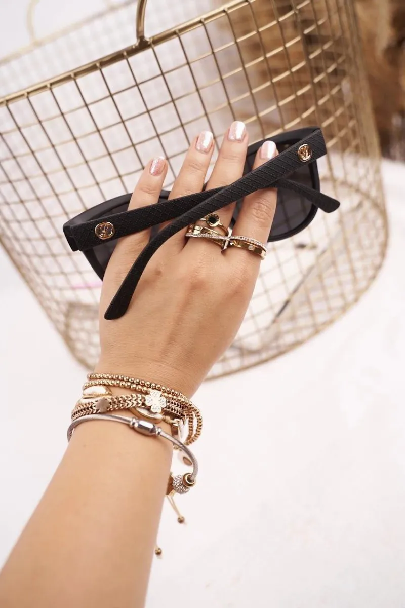 New PRIUS Okulary Przeciwsłoneczne Złote PRW-V83 Polaryzacyjne