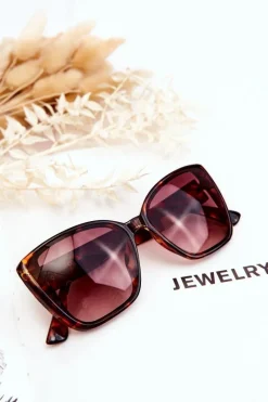 New PRIUS Okulary Przeciwsłoneczne Z Ozdobą UV400 V202 Leopard