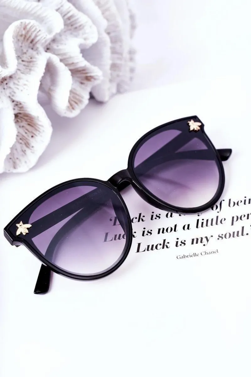 Best Okulary Przeciwsłoneczne Z Muchą Czarne Ombre Okulary