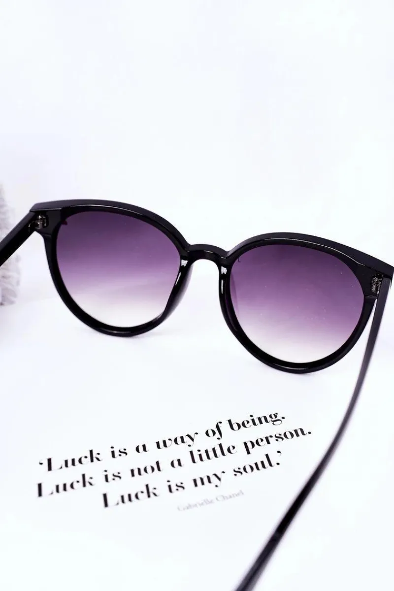 Best Okulary Przeciwsłoneczne Z Muchą Czarne Ombre Okulary