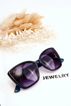 Okulary>PRIUS Okulary Przeciwsłoneczne Z Ozdobą UV400 V202 Zielone