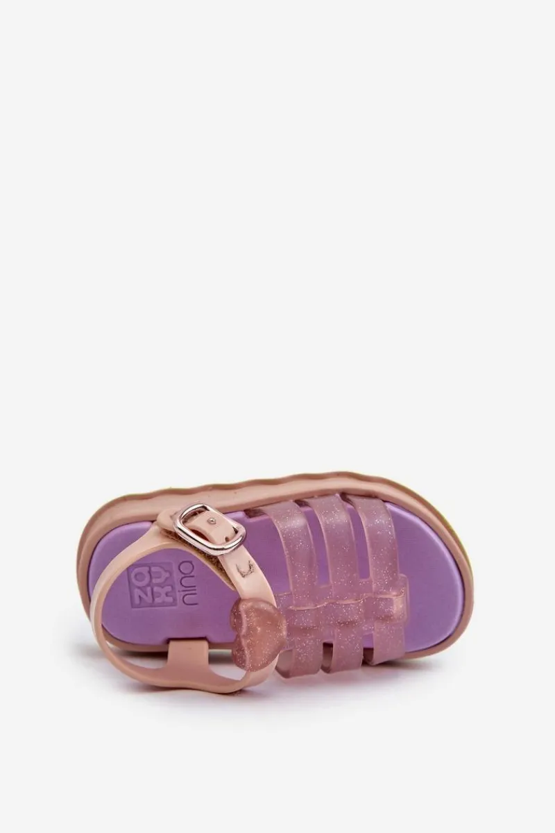 ZAXY Pachnące Dziecięce Sandałki Na Rzep NN385020 Fioletowe Fioletowy